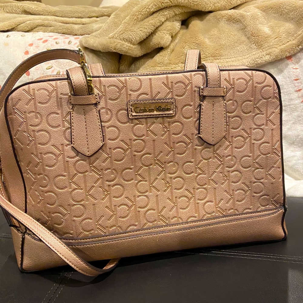Rose Gold Calvin Klein Purse